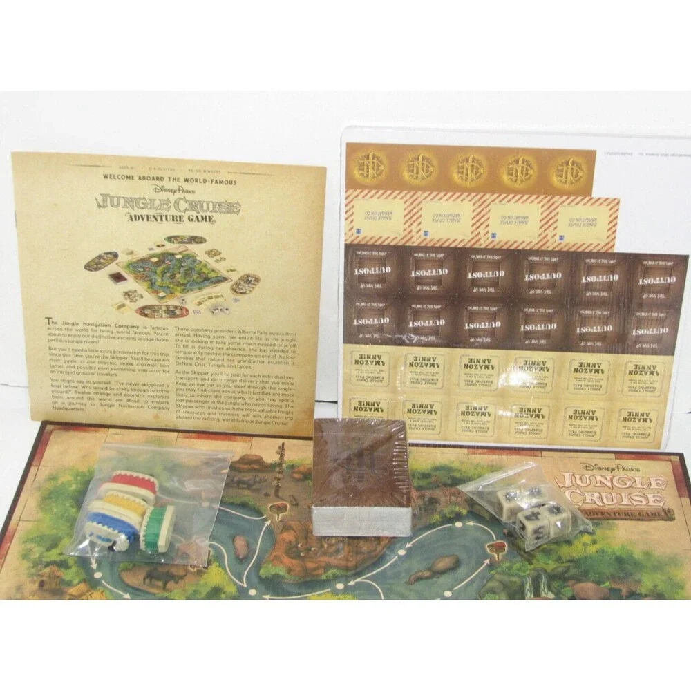 Ravensburger Disney Jungle Cruise Adventure Deduction Board Game Family Kids